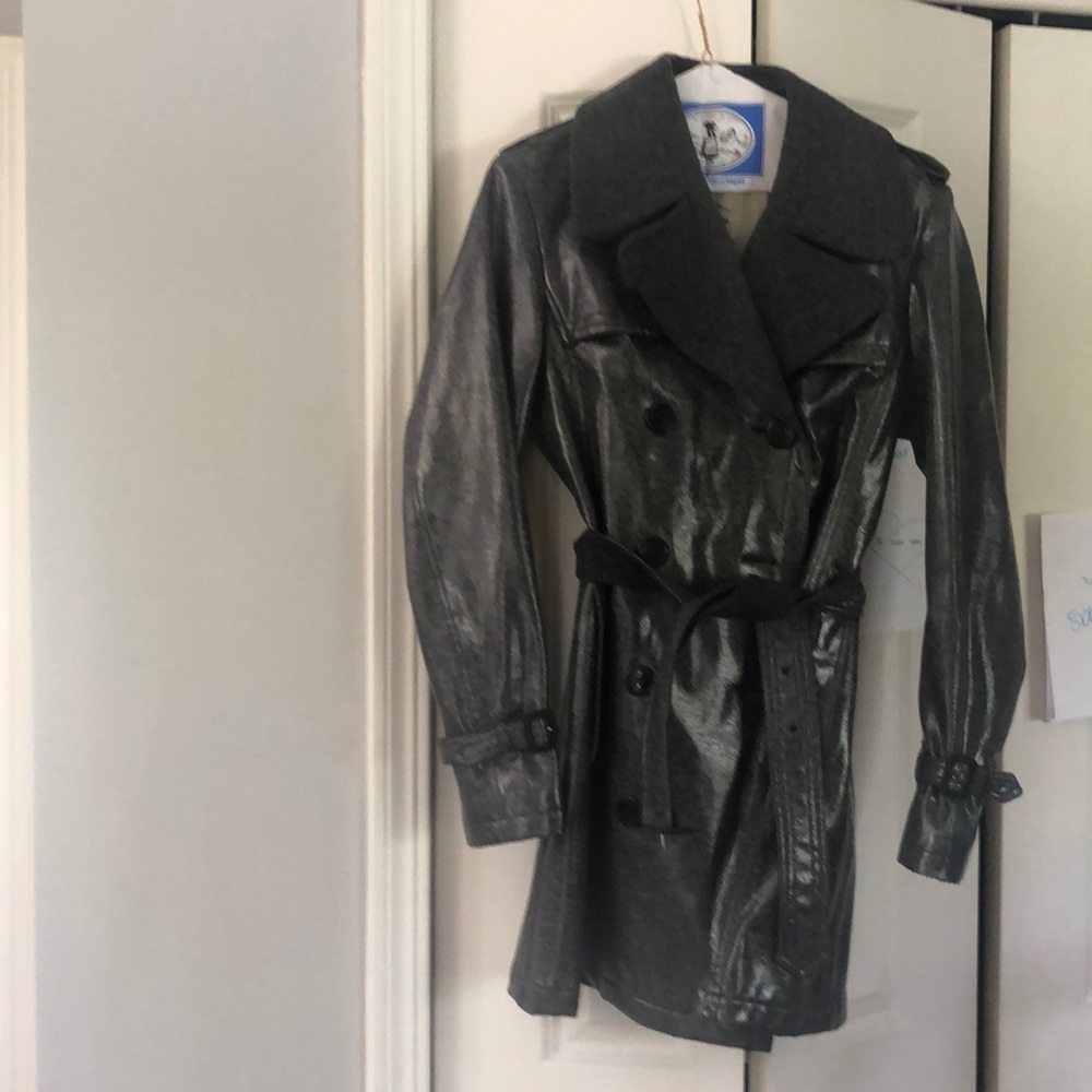 Authentic Burberry wool rain coat